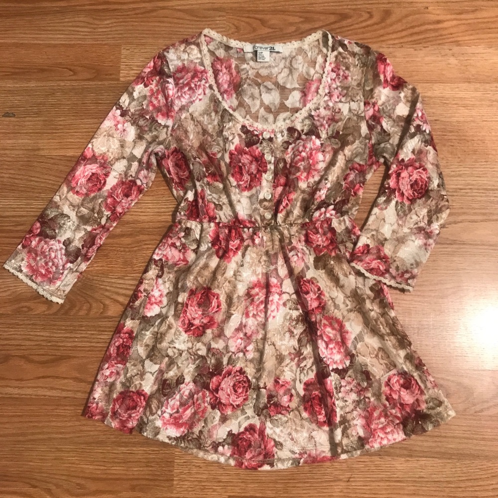 Flowery blouse